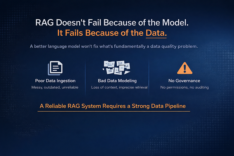 RAG Does Not Fail Because of the Model. It Fails Because of the Data.
